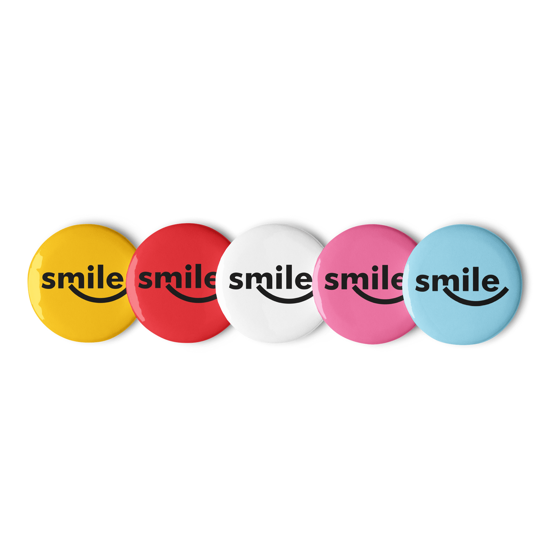 "Smile" Button Pin Set product image (2)