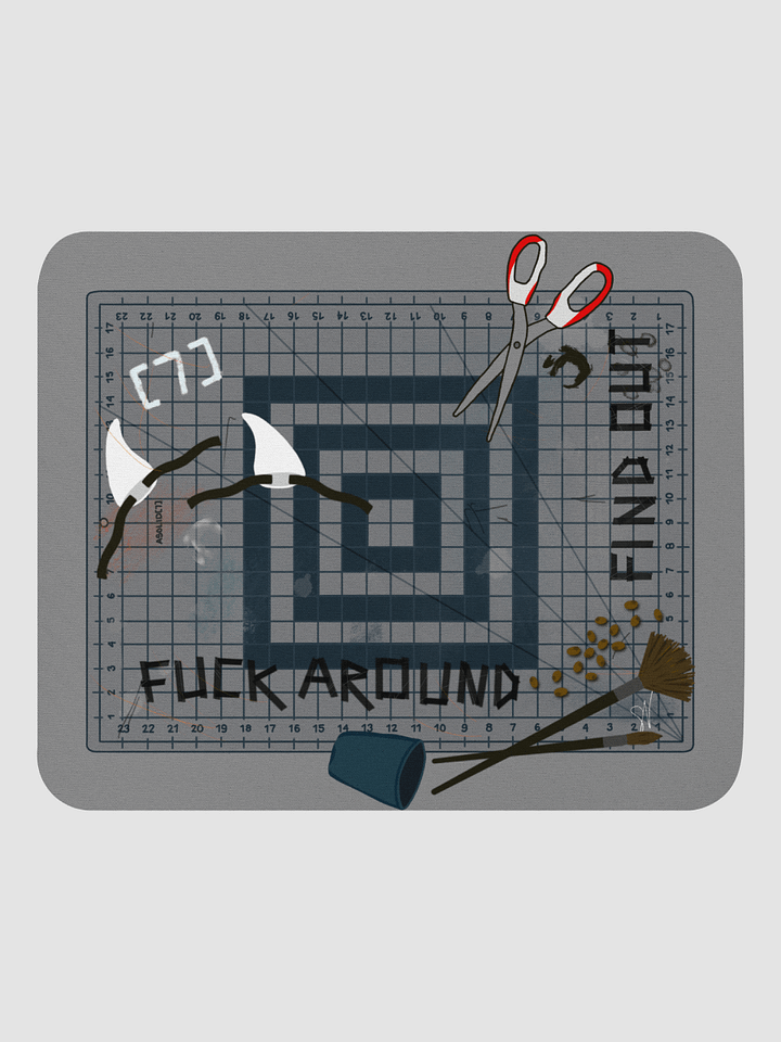 ASolid[7] Craft Desk Mouse Pad (Grey) product image (2)