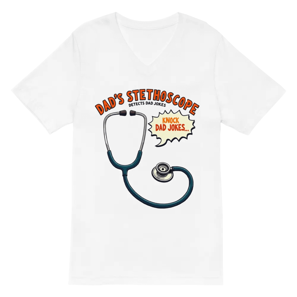 Dad's Stethoscope Humor v-neck Tee product image (2)