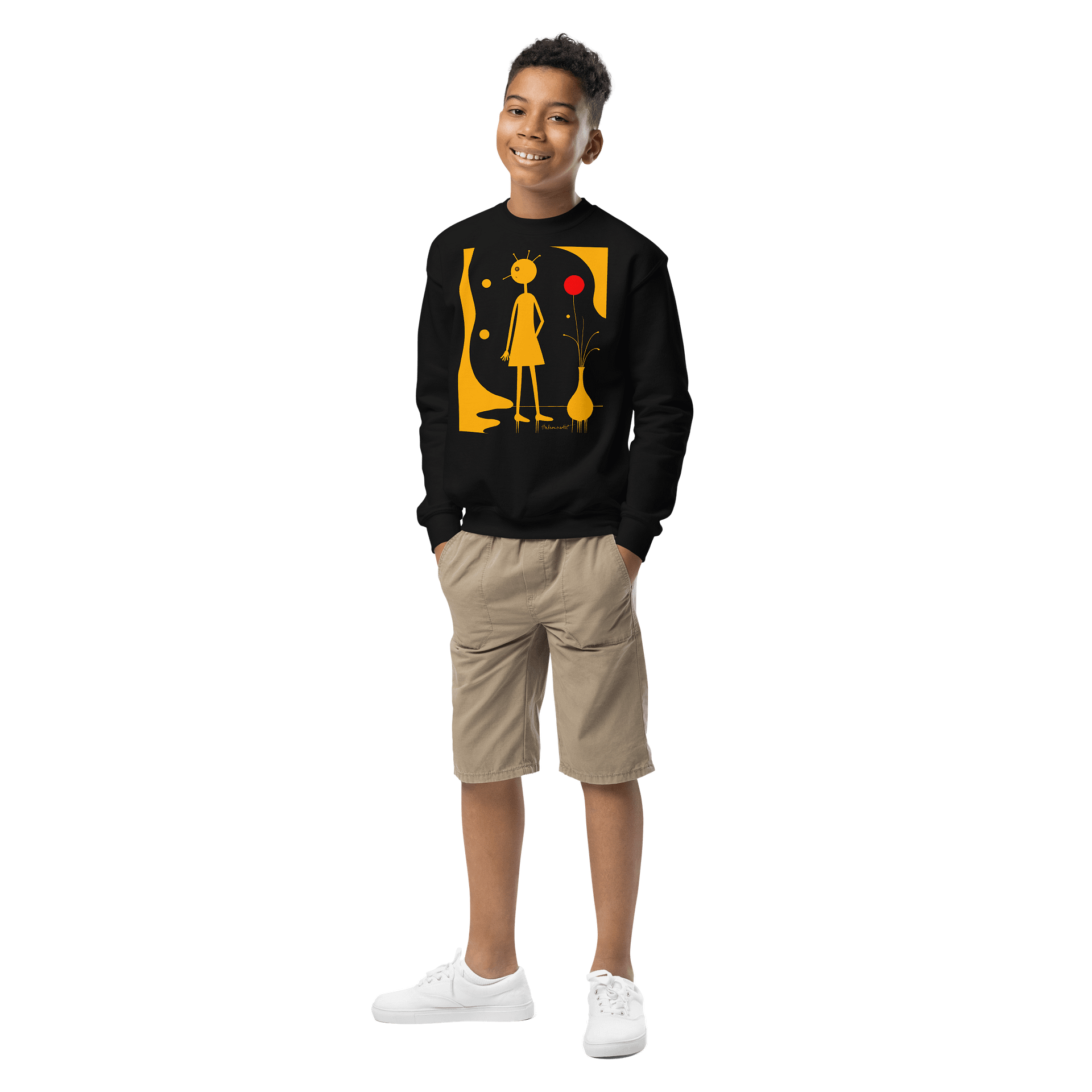 Gildan Youth Crew Neck Sweatshirt product image (1)