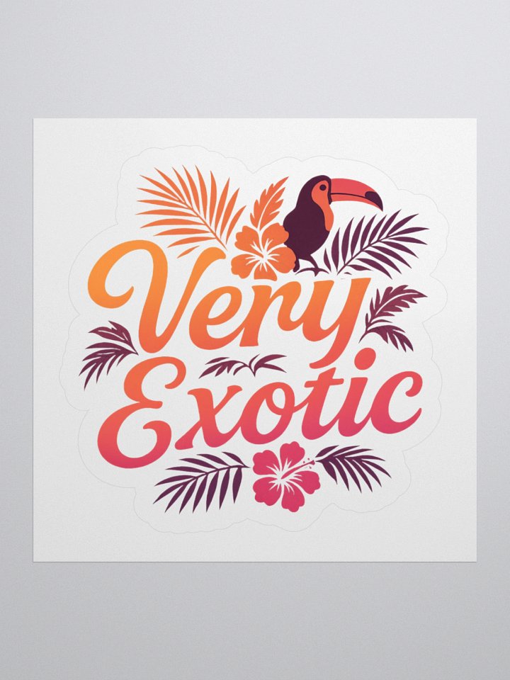Very Exotic Kiss Cut Stickers product image (2)
