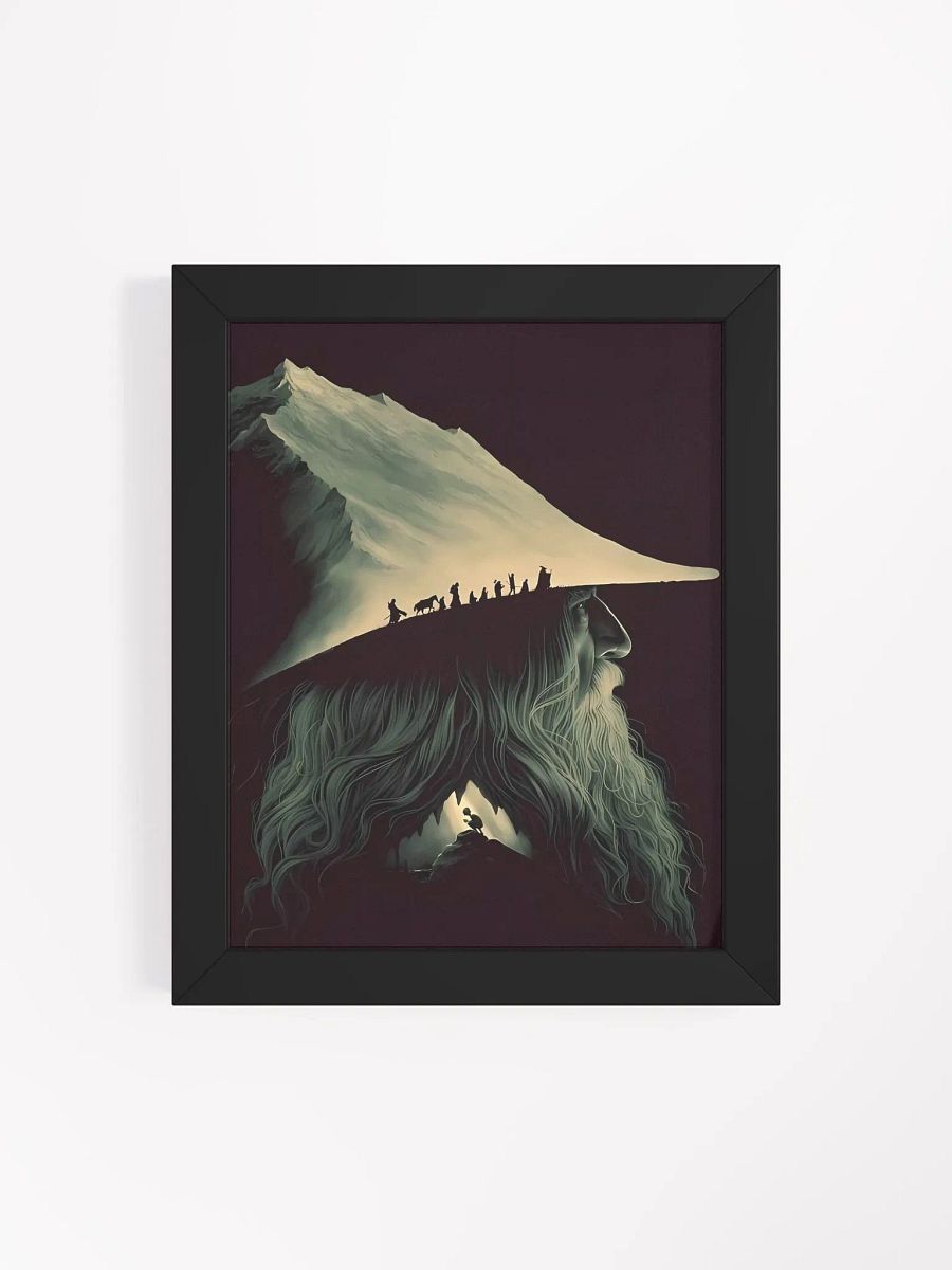 The Lord Of The Rings Gandalf The Grey Wallart | Home Decor Movie | Movie Wall Art | Portrait Fan Art | Movie Fan Gift product image (44)