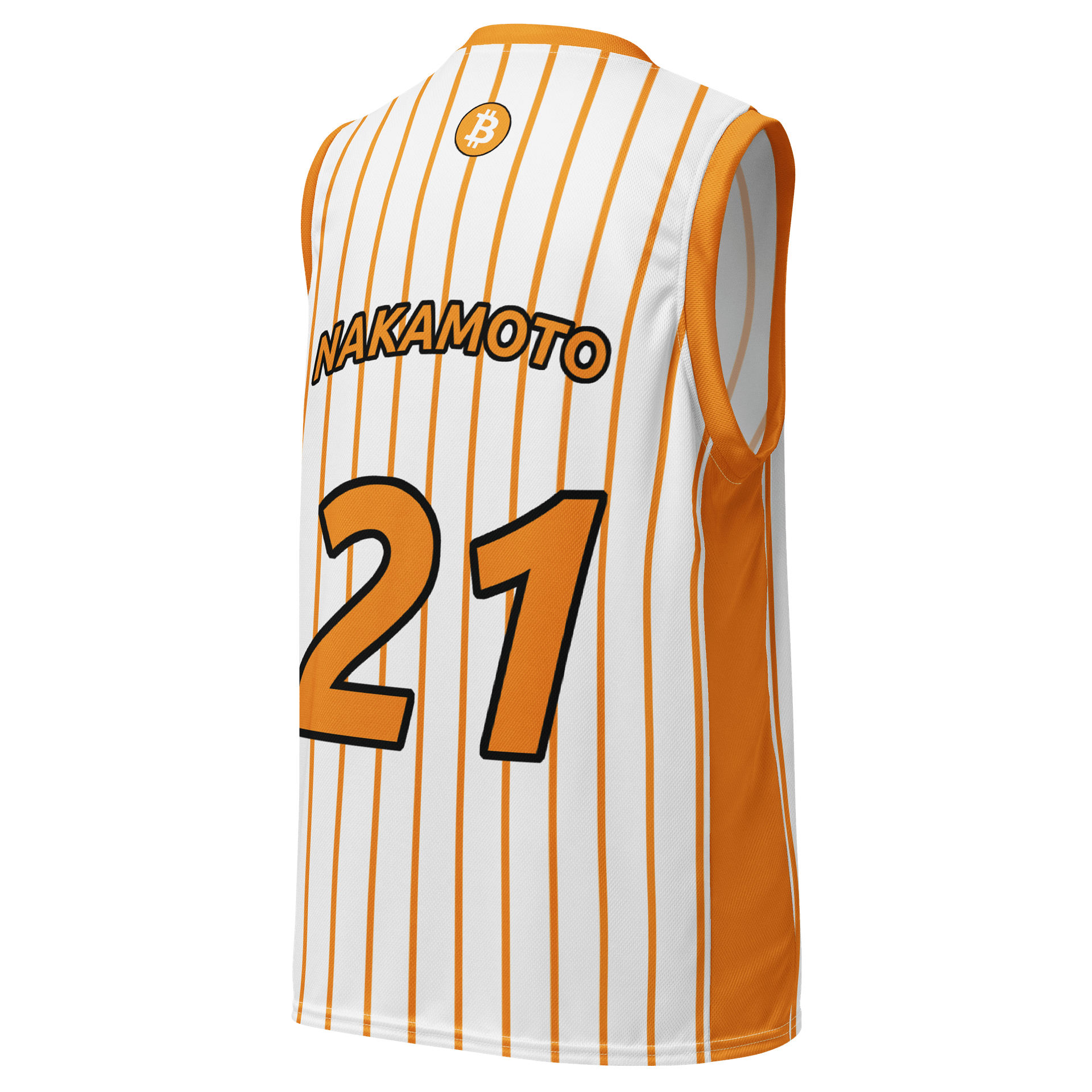 Nakamoto Bitcoin Jersey (White) product image (3)