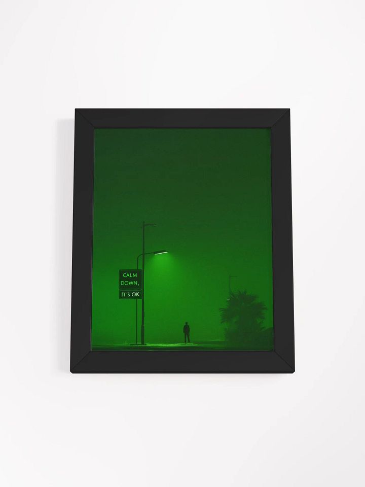 "Slowly becoming a memory" Framed Poster product image (1)