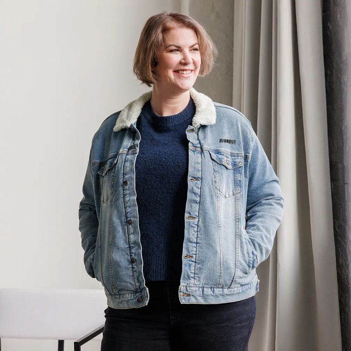 Threadfast Apparel Unisex Sherpa Denim Jacket v2 product image (2)
