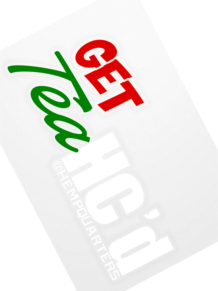 Get THC'd @HQ Sticker product image (1)