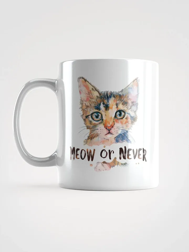 Meow or Never Kitten Mug product image (1)