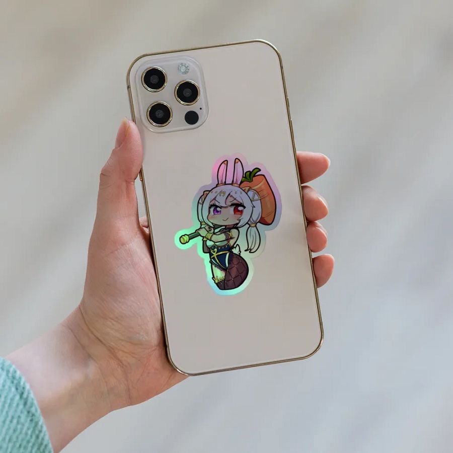 Kawaii Mioshi Rabbit Holographic Sticker Set product image (8)