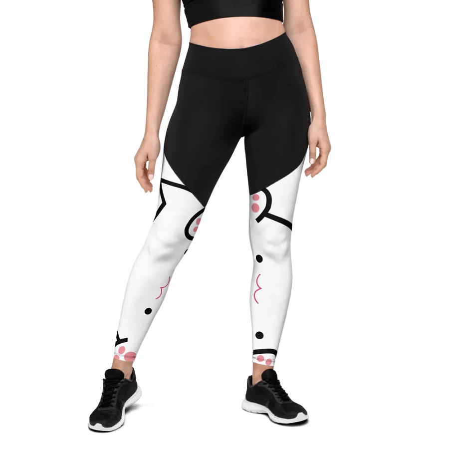 Whiskered Wonder Sports Leggings product image (3)