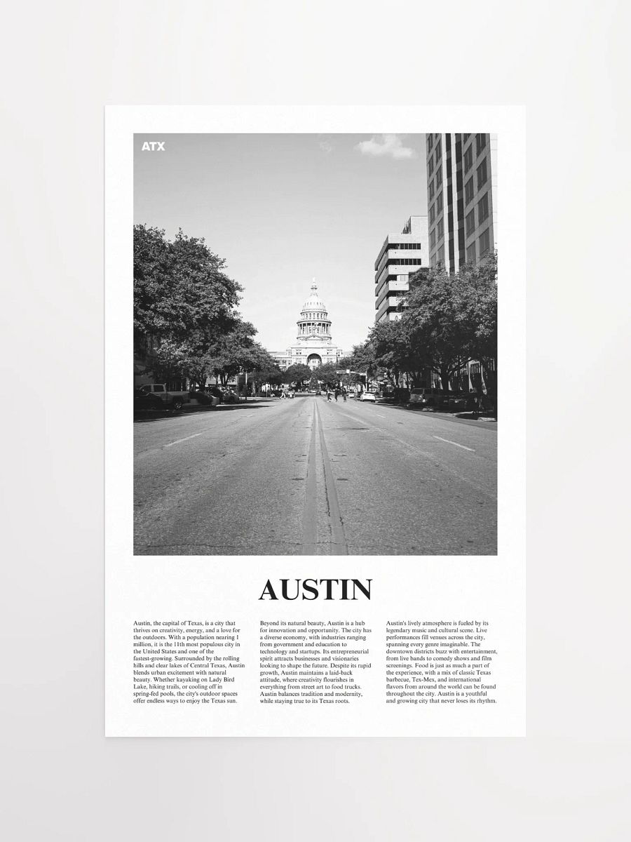 Austin 03 Newspaper Poster product image (5)