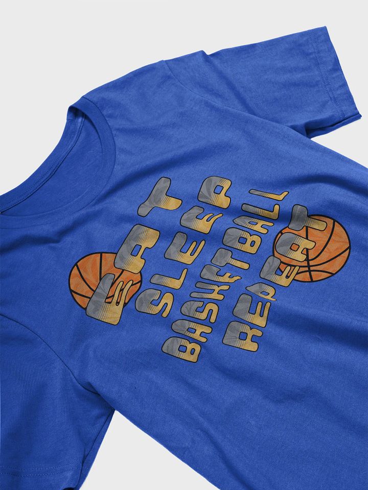 Eat Sleep Basketball Repeat Baller Routine Graphic Tee product image (37)