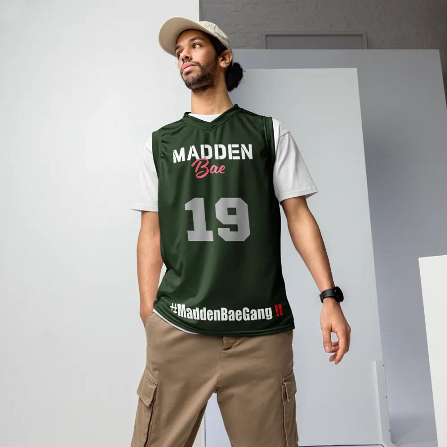 Madden Bae Jersey🦅 (Green + Gray) product image (9)