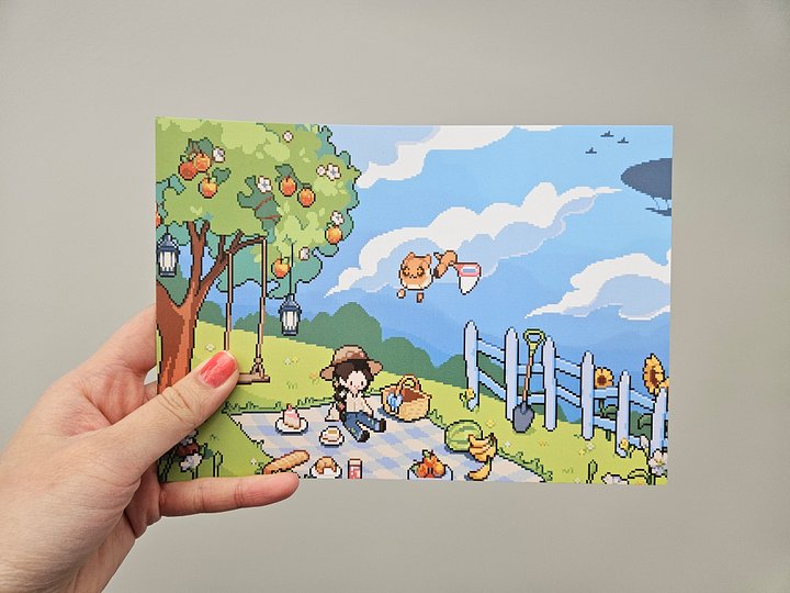 Camille Flower Field Print product image (2)