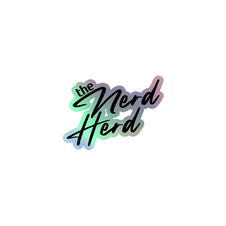 Nerd Herd Holographic Sticker product image (1)