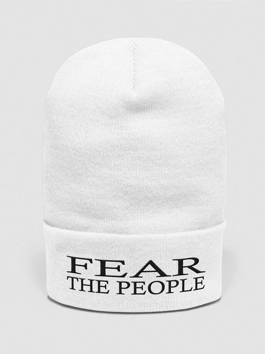 Fear The People - Black - Yupoong Cuffed Beanie product image (1)