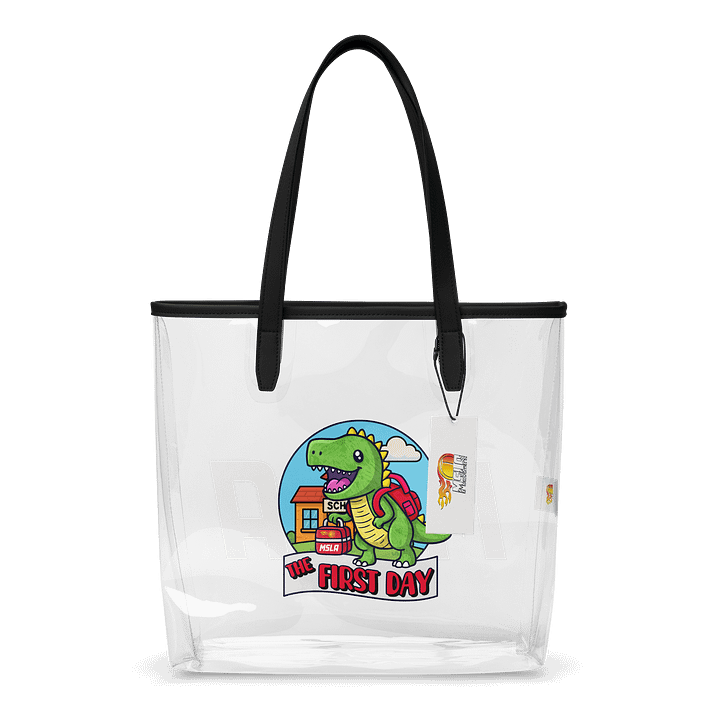 The First Day - Clear Plastic Tote product image (1)