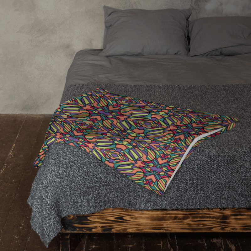 Vintage Circus Pop Art - Throw Blanket product image (2)