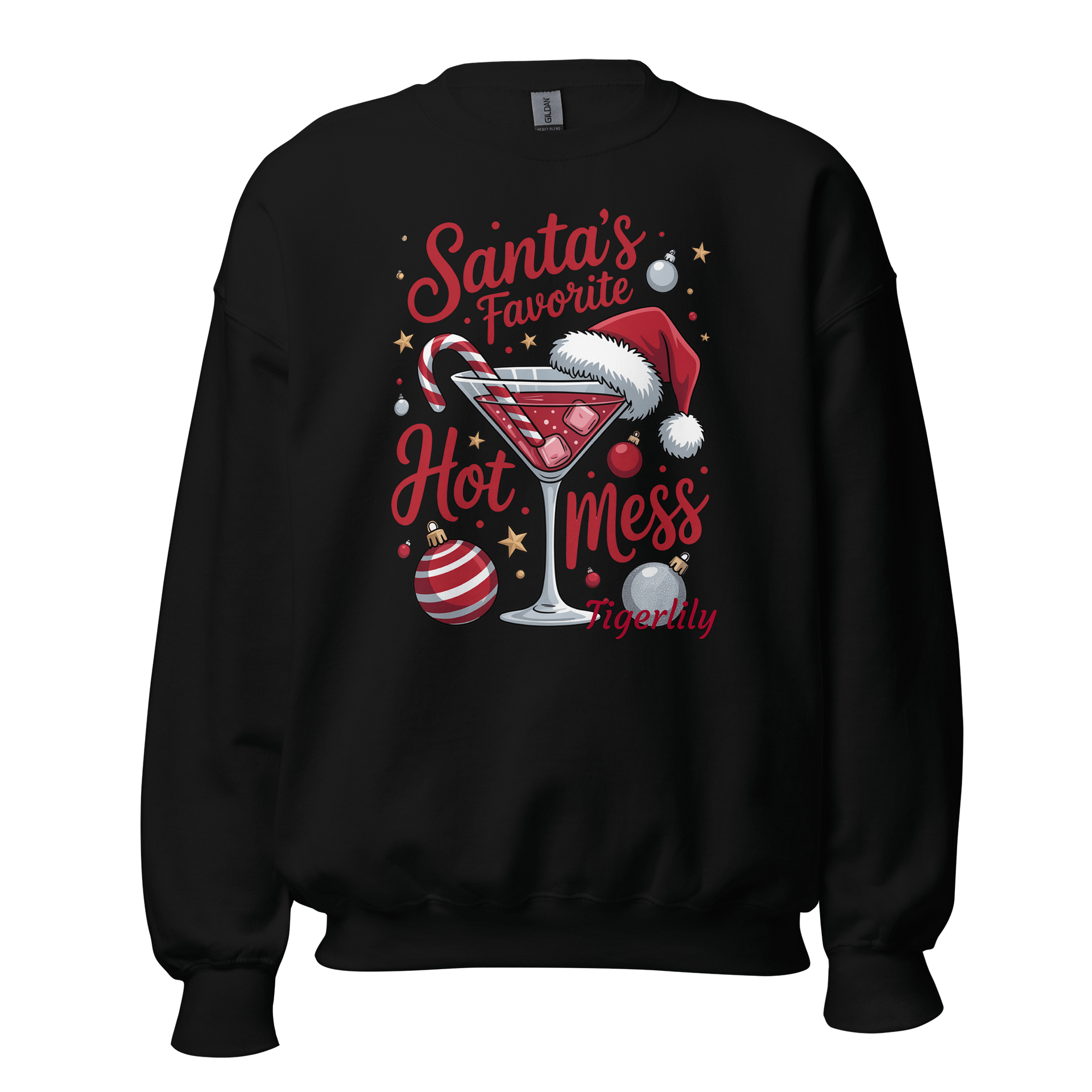 Santa's Hot Mess Festive Crewneck product image (1)