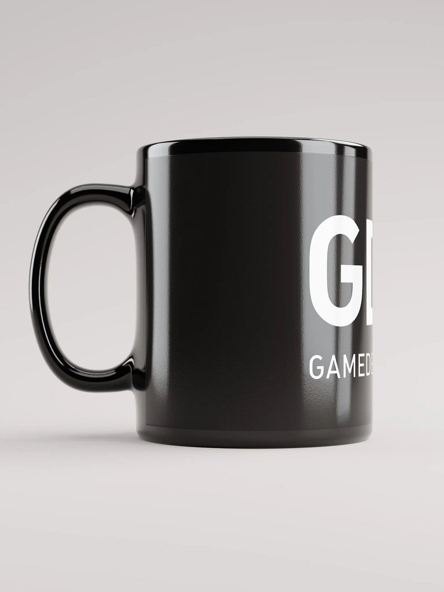 GDM Logo Black Glossy Mug product image (11)
