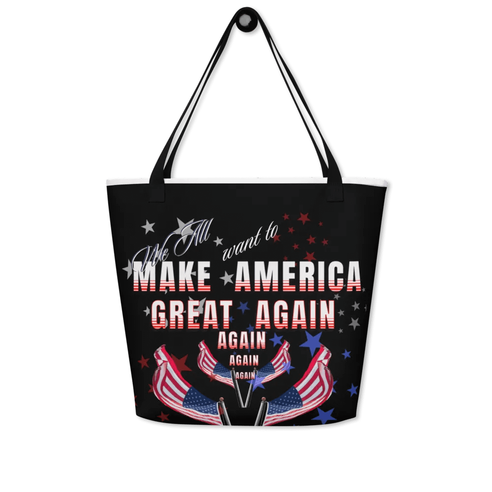 Patriotic Statement Tote Bag for moms dads shoppers product image (5)