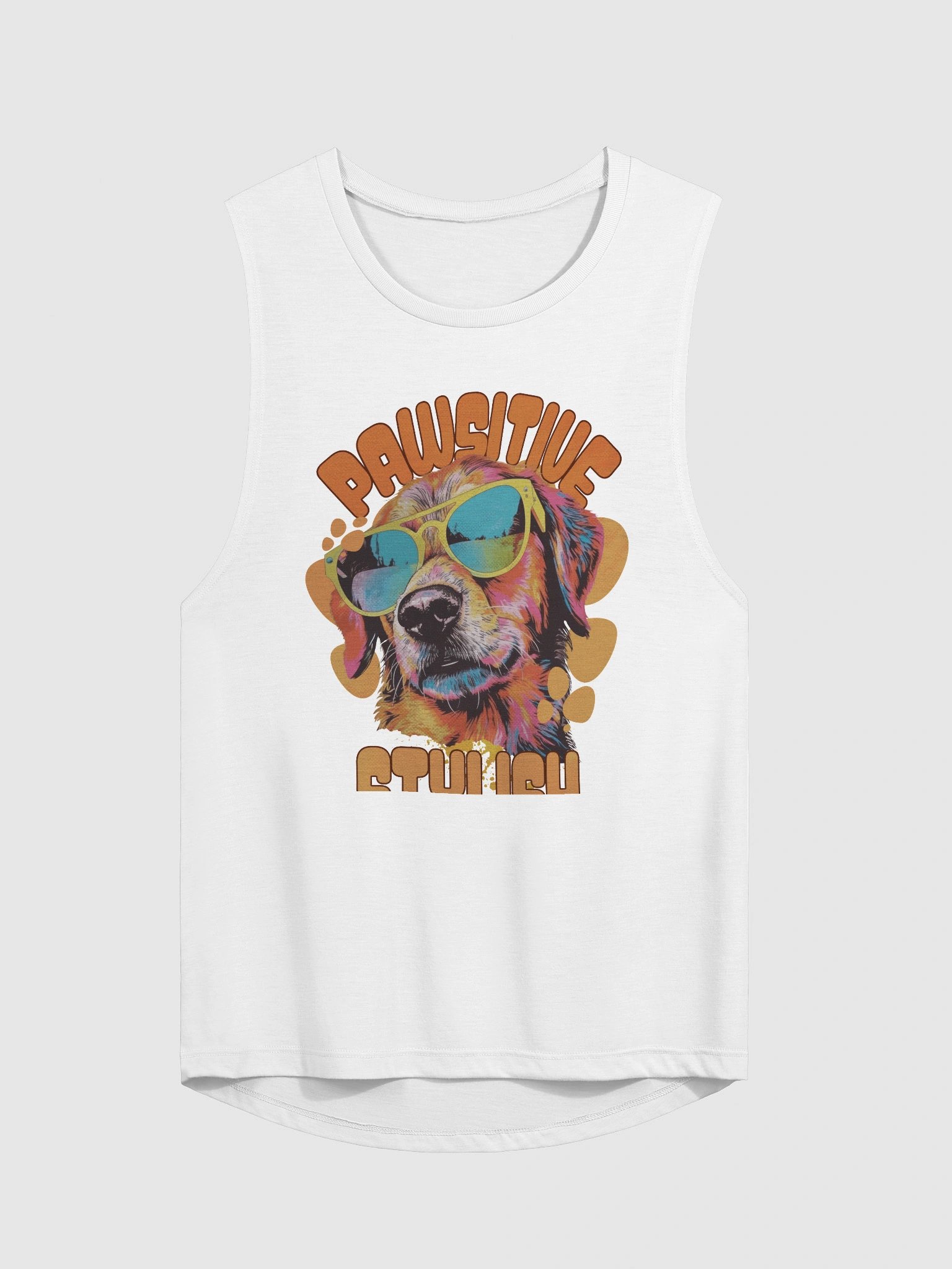 Pawsitive Stylish | Bella+Canvas Women's Flowy Muscle Tank product image (2)