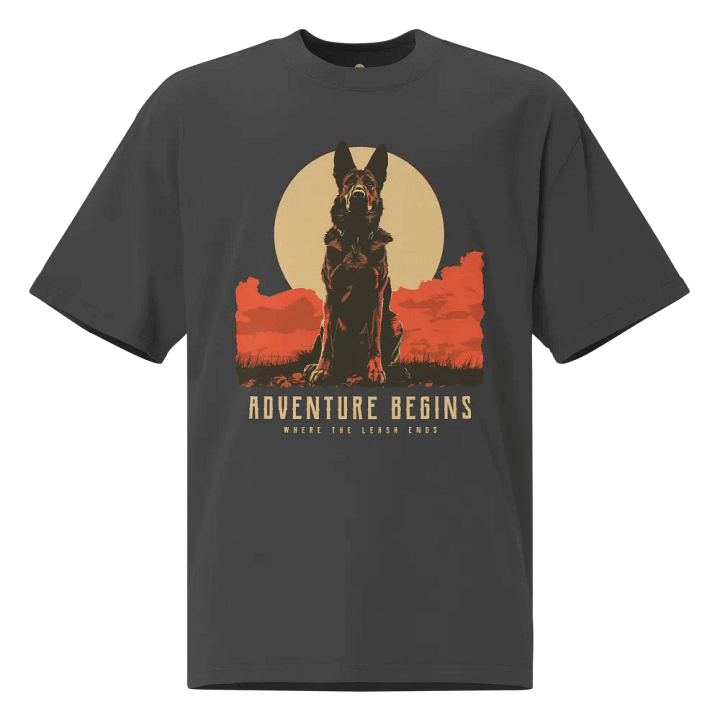 Sunset Adventure Dog Oversized Tee product image (2)