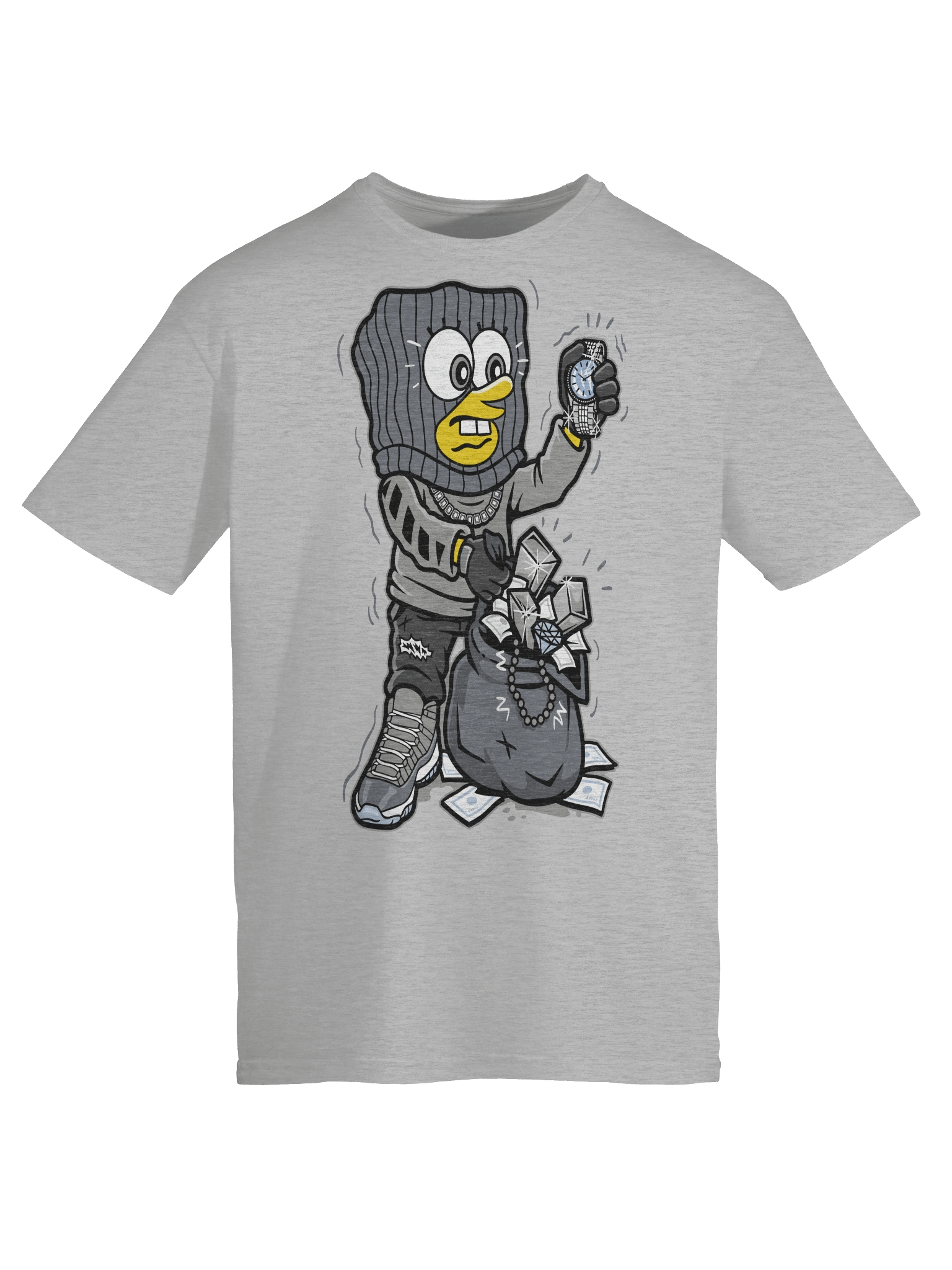 SpongeBob SquarePants – Iced-Out Heist Bob – Gildan Softstyle T-Shirt product image (20)