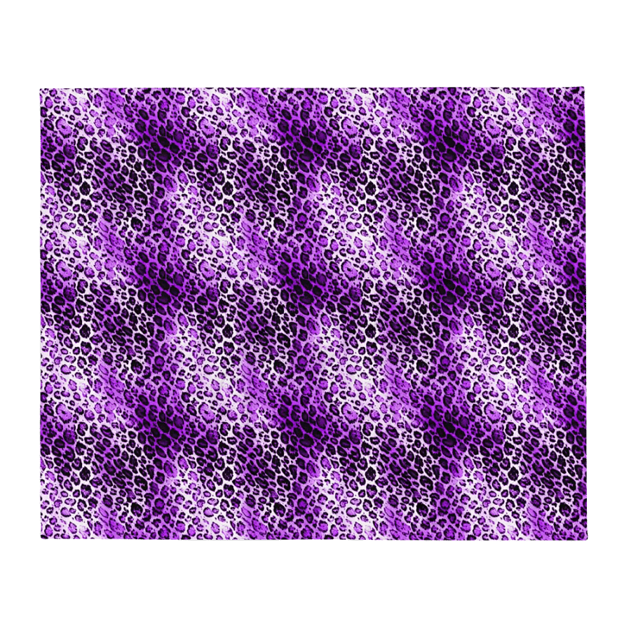 Purple Leopard Patetrn Blanket product image (2)