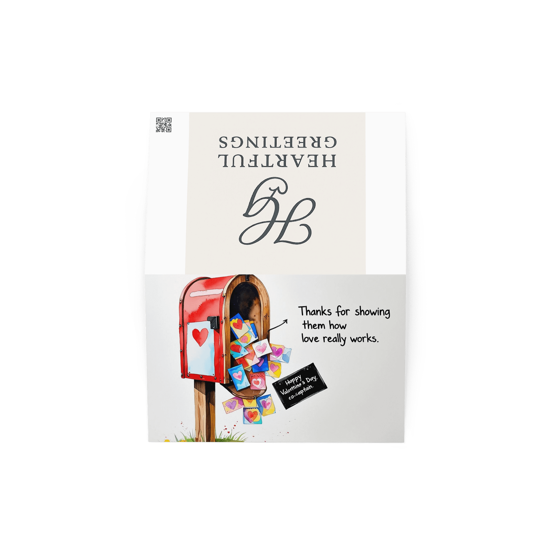 Valentine's Day card - Blank inside product image (2)