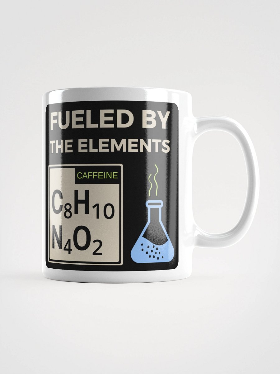 Fueled by the Elements Caffeine Molecule Science Mug – Nerdy Gift for Coffee Lovers product image (2)