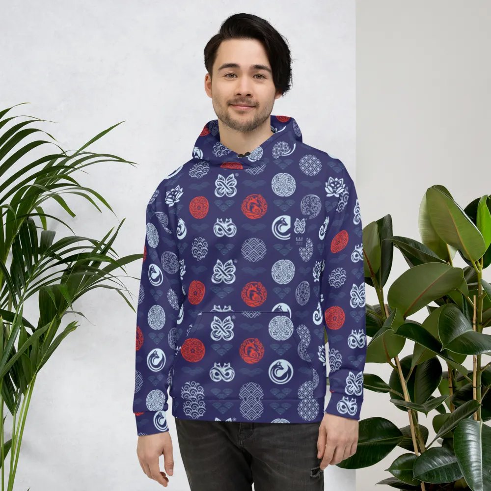 Mythical Motifs Unisex Hoodie A product image (4)