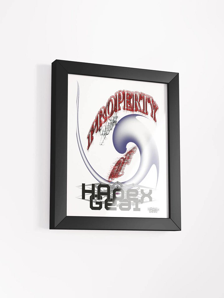 Framed - High-Quality Poster - Property Of HApex Gear 2024 product image (2)