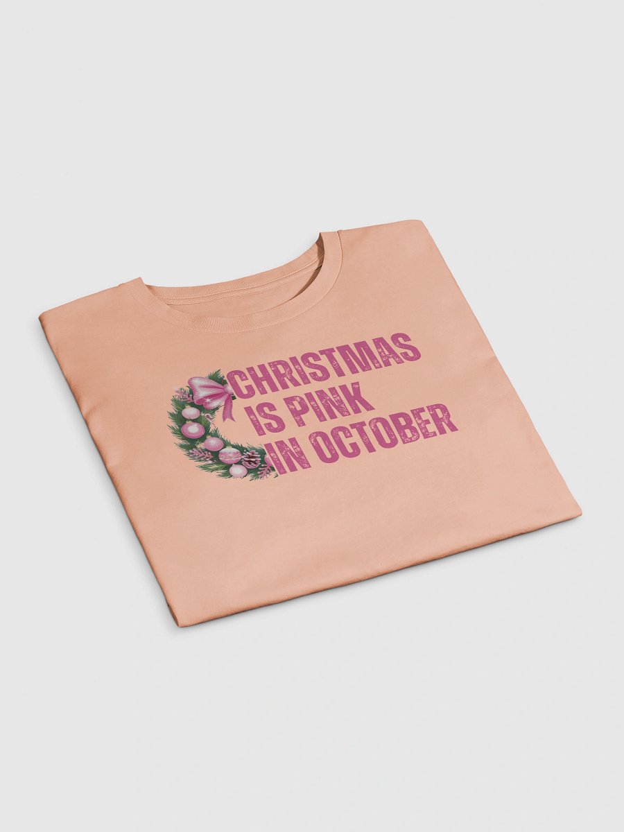 christmas is pink in october crop top product image (3)