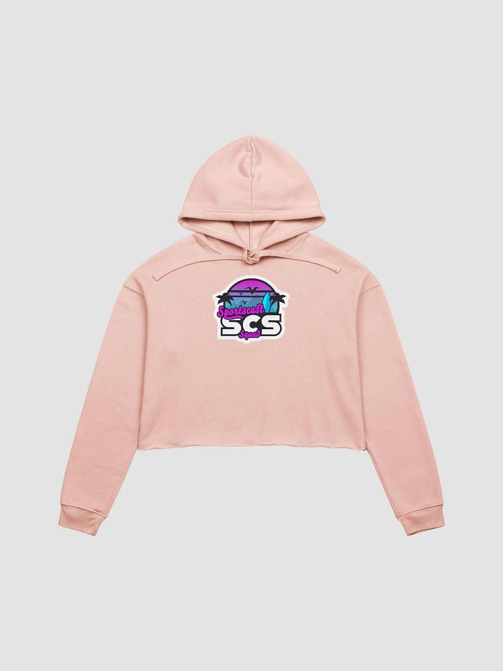 SCS SUMMERTIME FLEECE CROP TOP HOODIE product image (1)