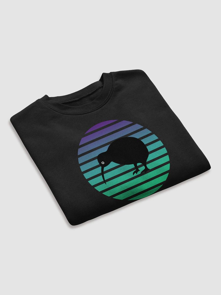 Retro Aqua Blue Sunset and Kiwi Bird product image (7)