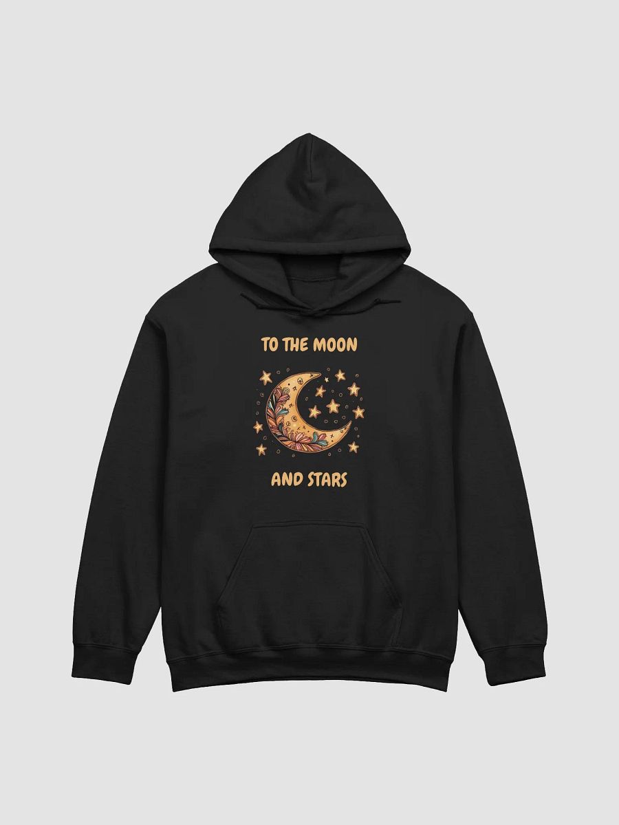 Celestial Whispers Moon Hoodie product image (1)