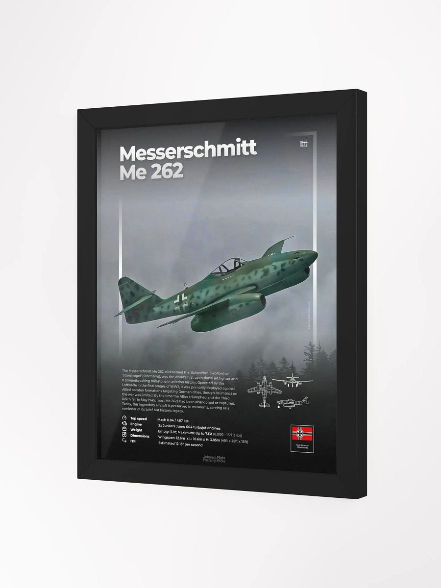 Messerschmitt Bf-109 Aviation Spec Poster product image (8)