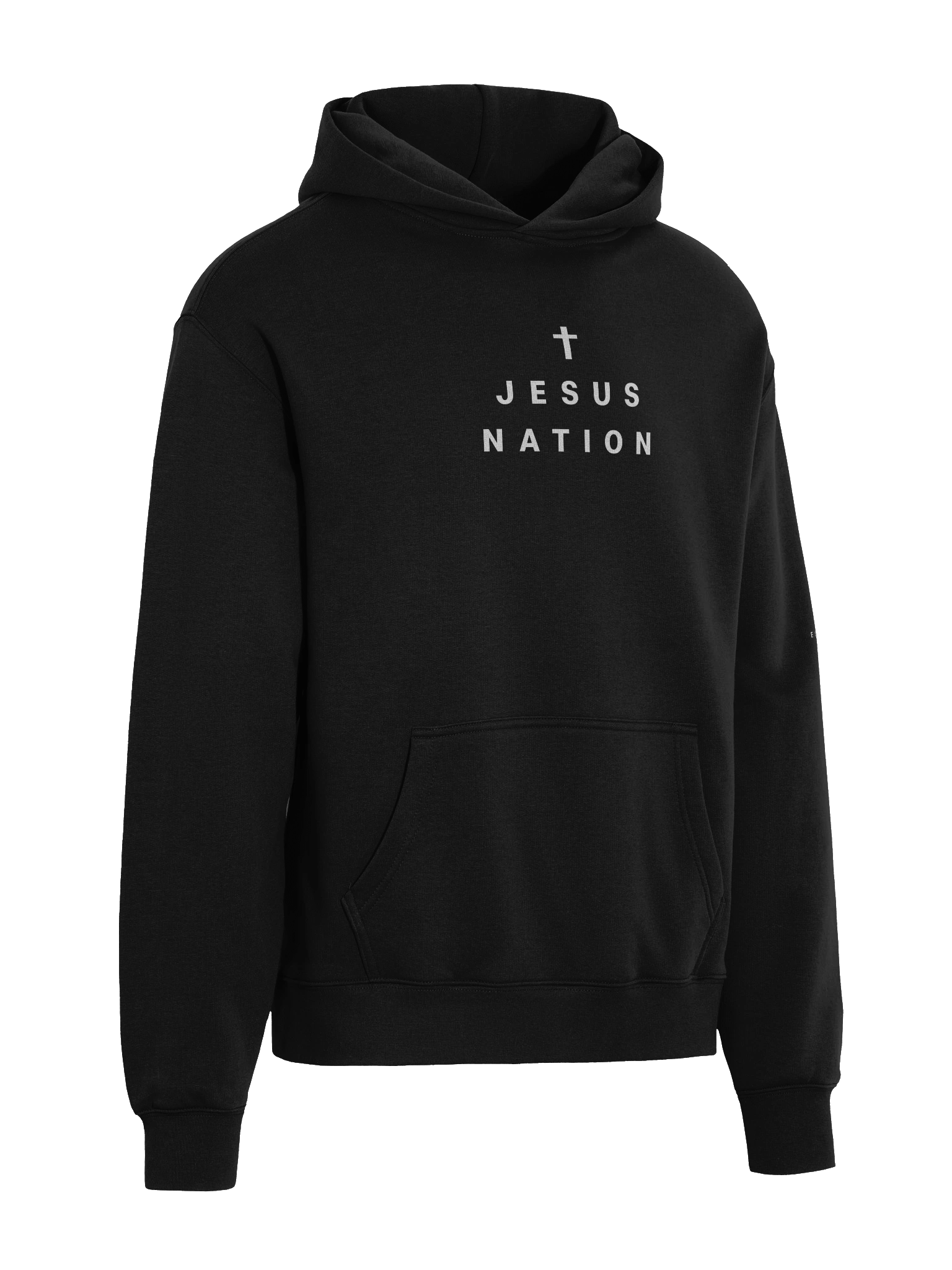 Jesus Nation Essential Hoodie (Black) product image (4)