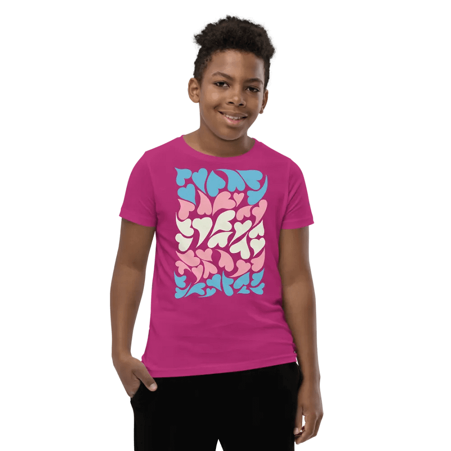 Nestled PRIDE Transgender T-shirt (Youth) product image (36)