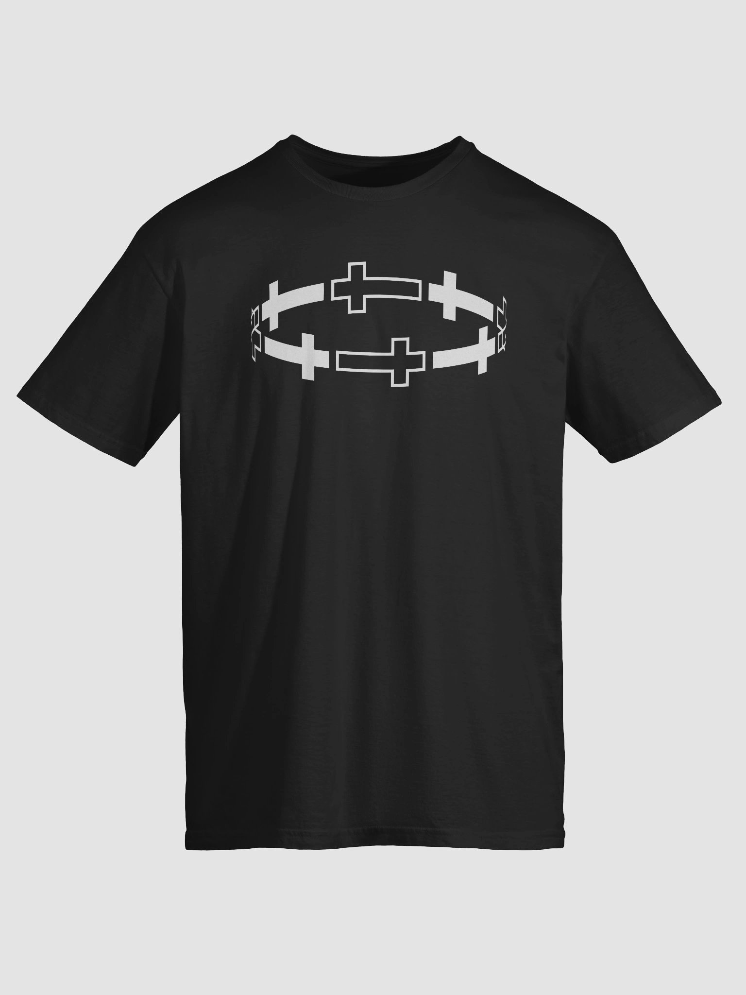 White Cross Circuit Unisex Tee product image (1)