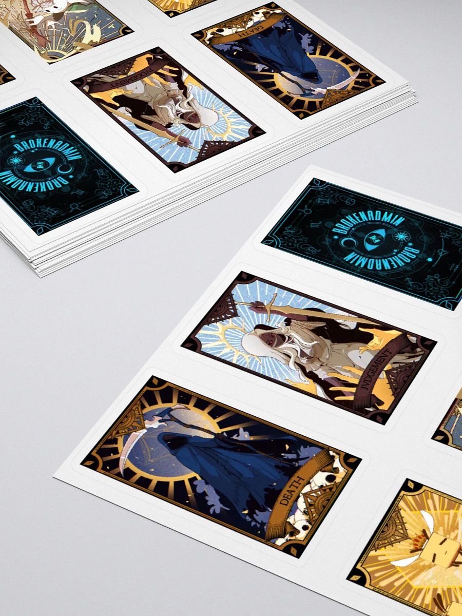 Tarot card pack stickers product image (11)