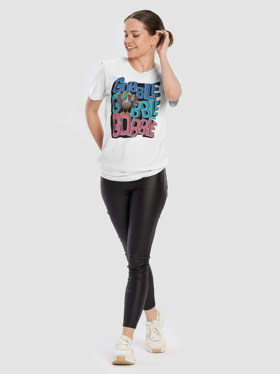 Gobble Gobble Gobble Cartoon Turkey T-Shirt product image (63)