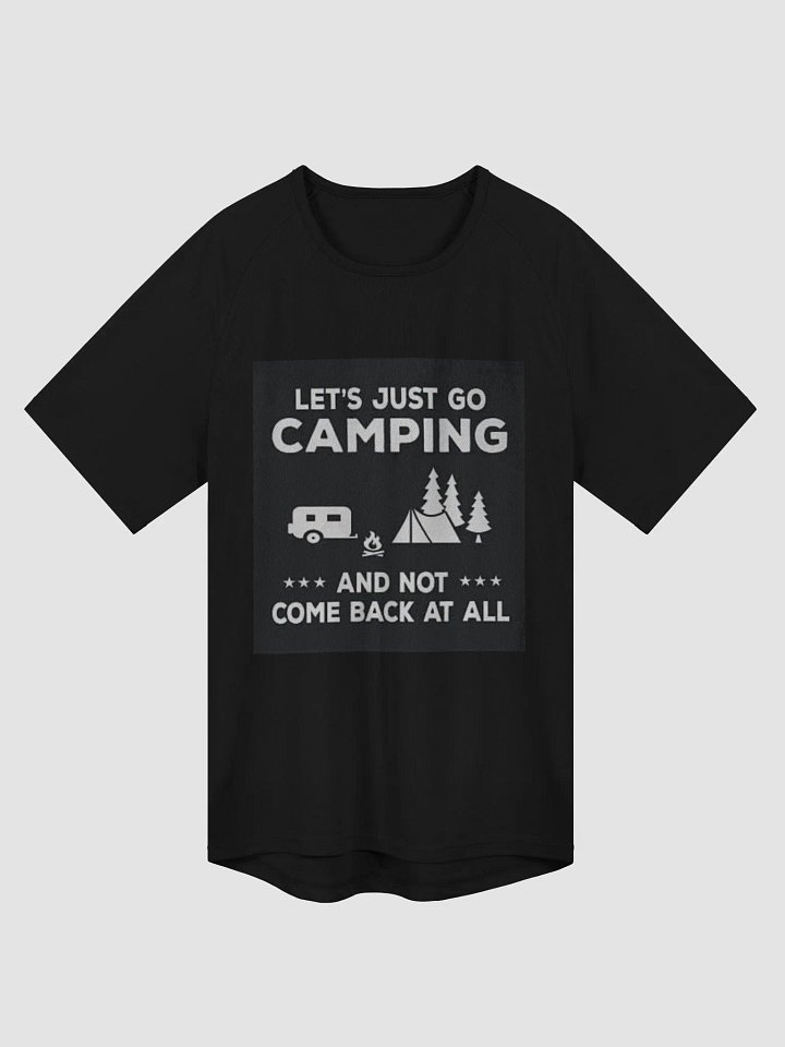 Lets Go Camping T-Shirt Black (Unisex) product image (1)