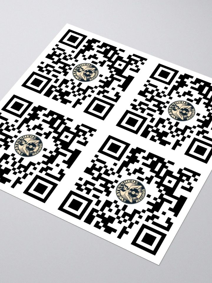Watershed Records QR Code Stickers product image (1)