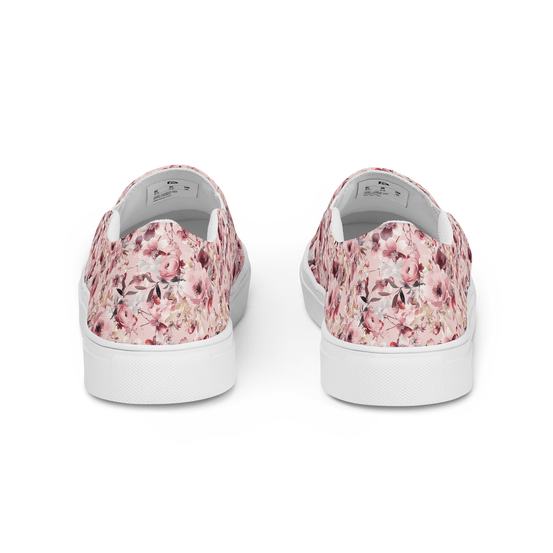 Pink Roses Garden Canvas Shoes product image (4)