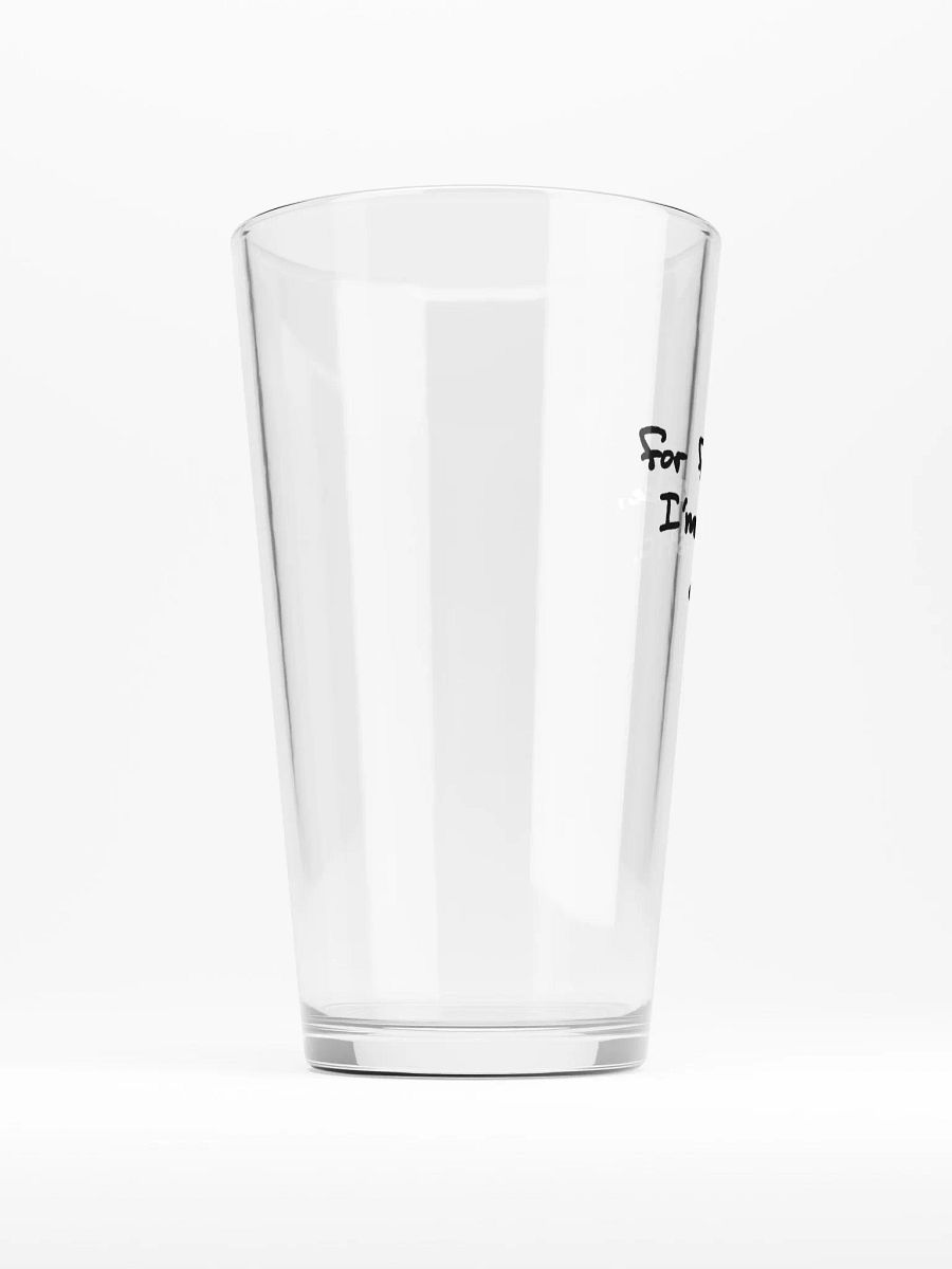 FFS, I'm autistic. pint glass product image (2)