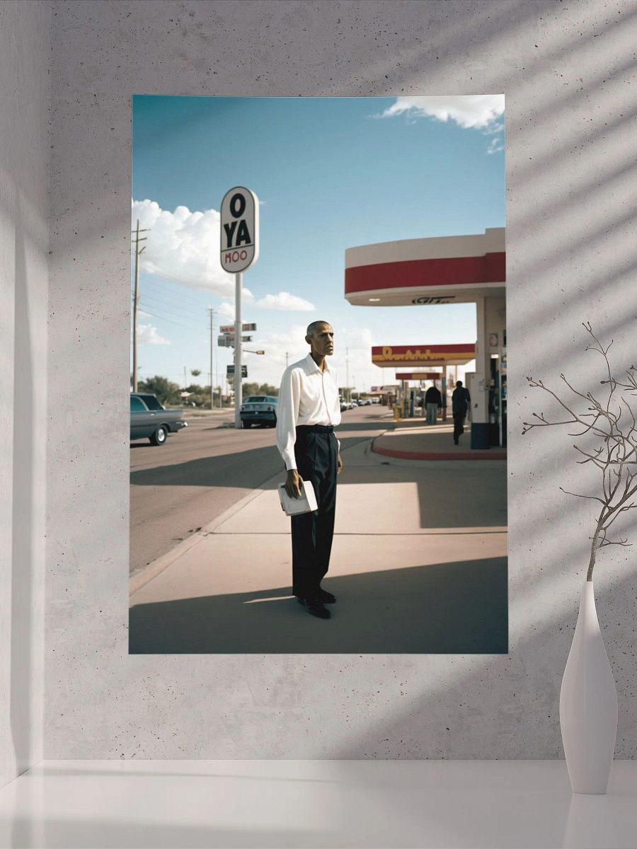 Obama At The Gas Station product image (6)
