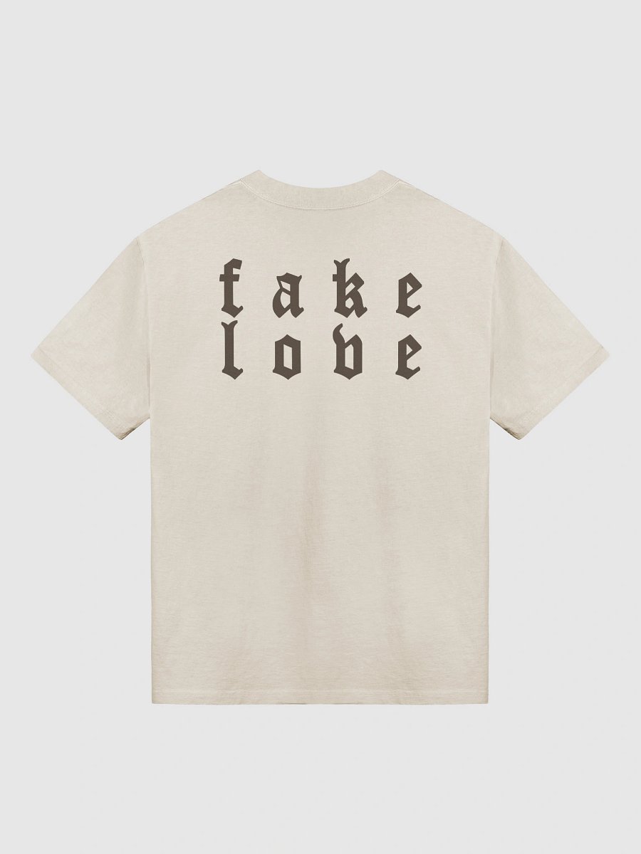 Fake Love Oversized Faded Tee product image (5)