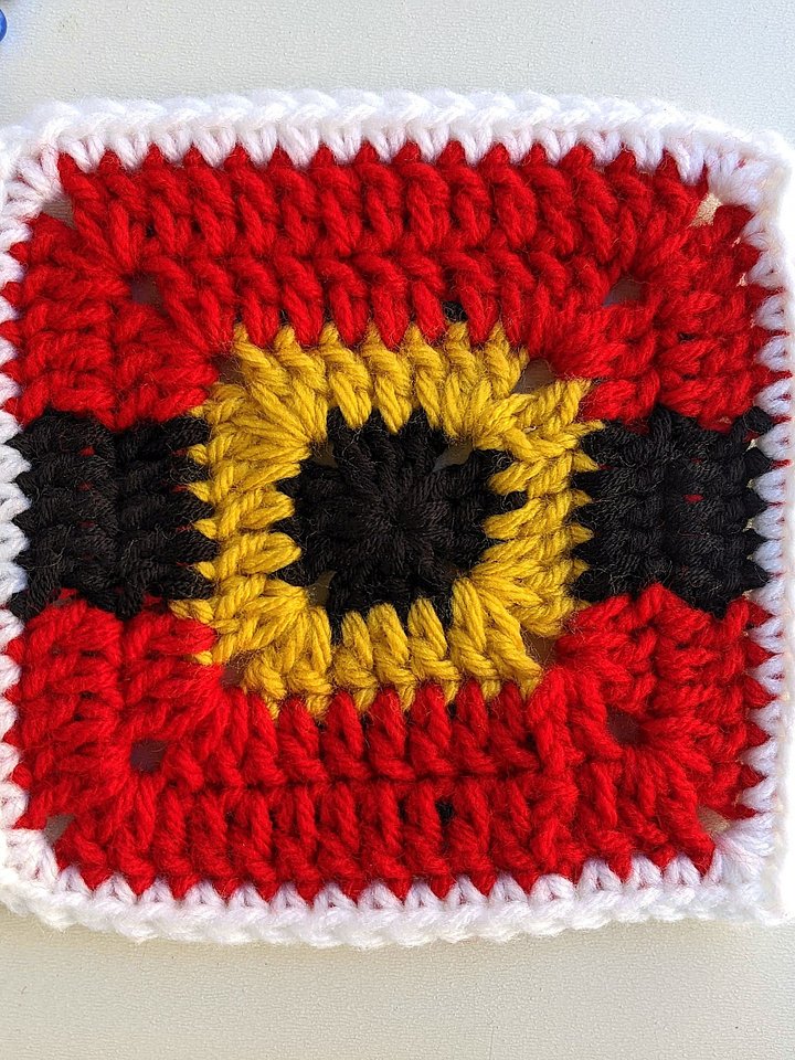 Crochet Santa Belt Granny Square Pattern product image (2)