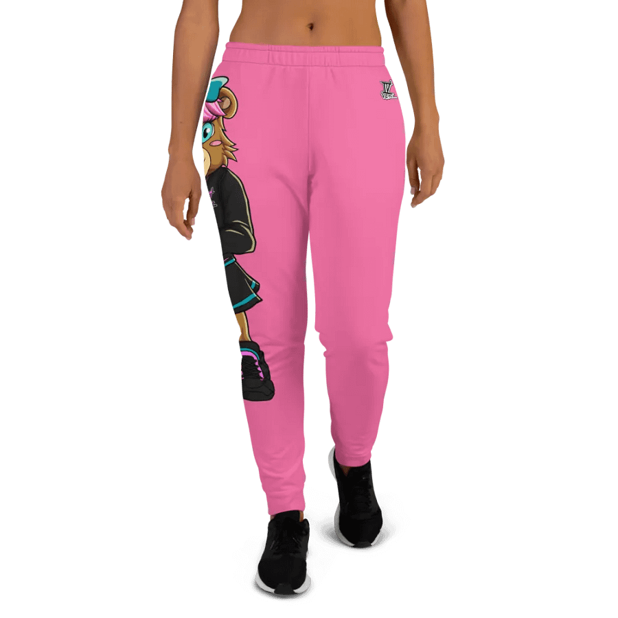Standing Girl Bear Pink Joggers product image (4)